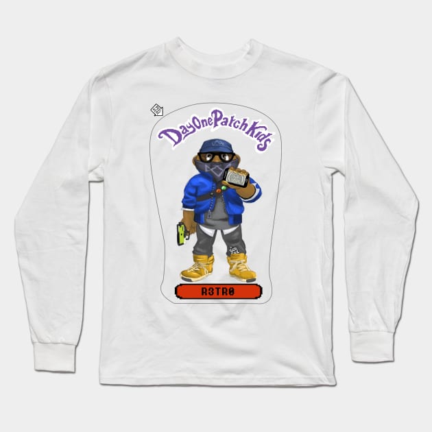 Day One Patch Kids 010 ( R3tr0 ) Long Sleeve T-Shirt by RottenTanuki